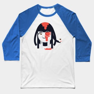 Spooky Girl Baseball T-Shirt